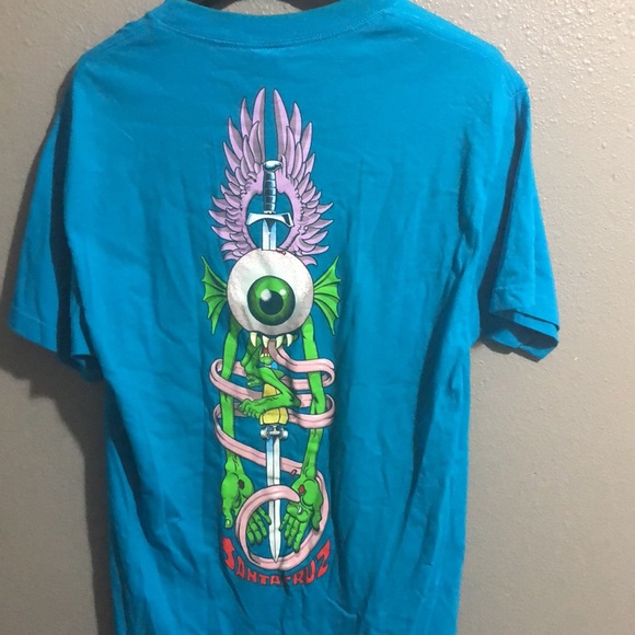 Large Men’s Santa Cruz Graphic T-Shirt - Picture 2 of 2